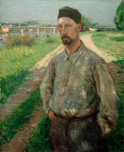 Portrait of Eugène Lamy by Gustave Caillebotte